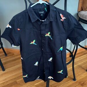 PacSun Los Angeles Black Hawaiian style shirt, size small. Worn once.